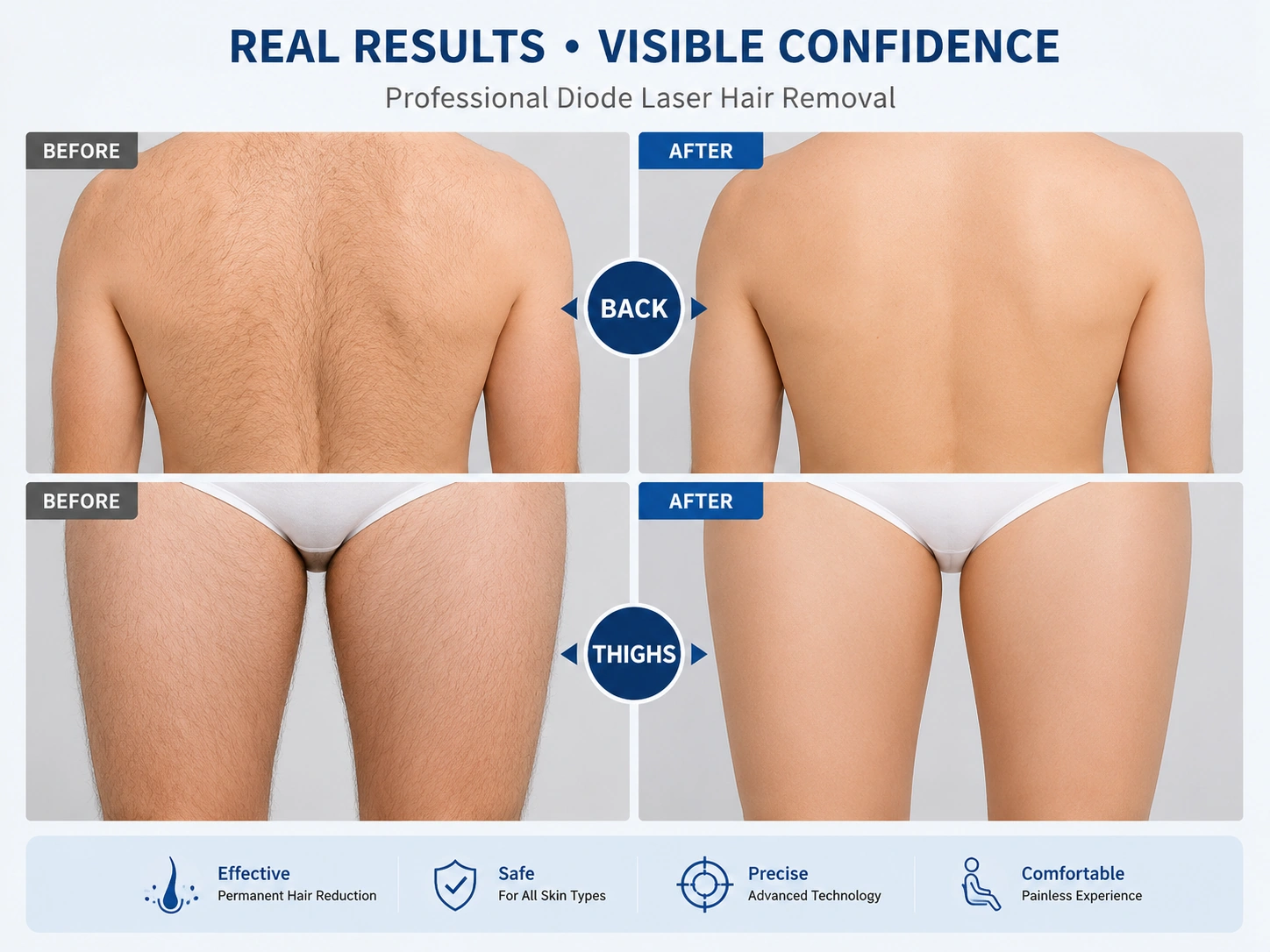 EPYLASE diode laser hair removal machine for professional aesthetic clinics